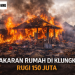 Kebakaran Rumah di Klungkung Rugi 150 Juta