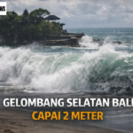 Gelombang Selatan Bali Capai 2 Meter