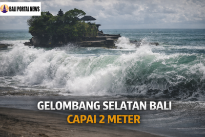 Gelombang Selatan Bali Capai 2 Meter