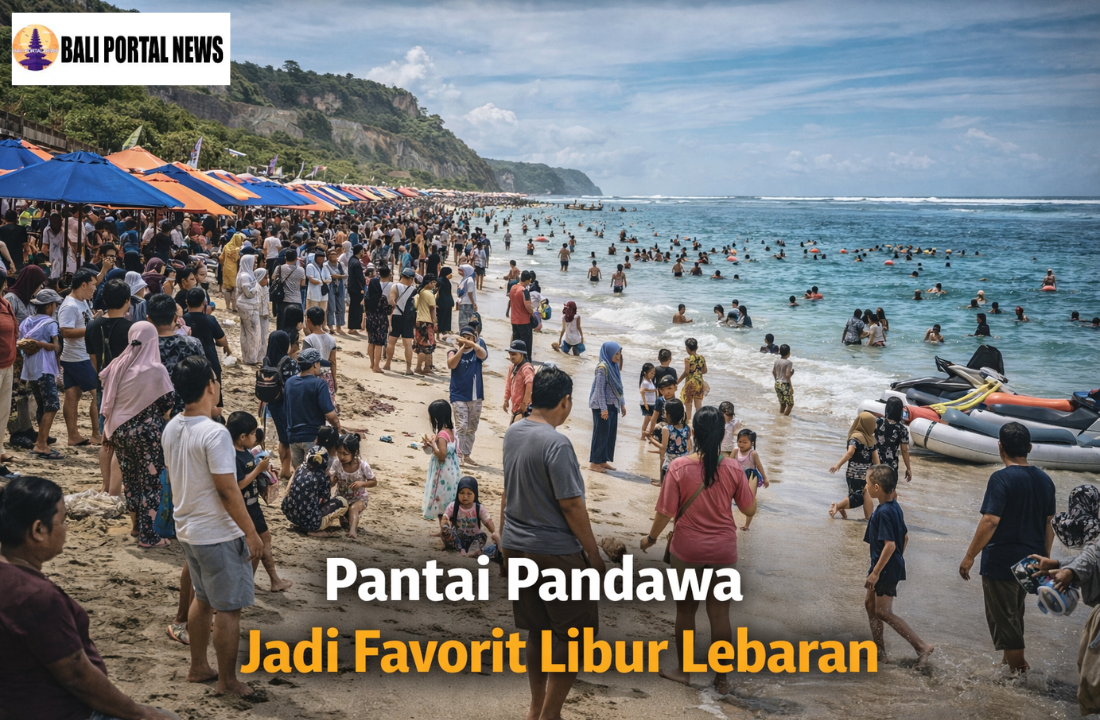 Pantai Pandawa Jadi Favorit Libur Lebaran