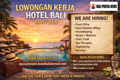 Lowongan Kerja Hotel Bali Maret 2026