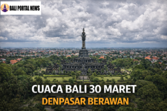 Cuaca Bali 30 Maret Denpasar Berawan