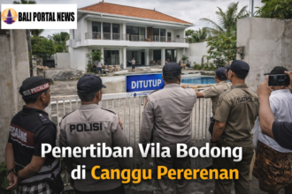 Penertiban Vila Bodong di Canggu Pererenan