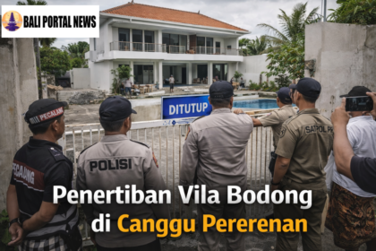 Penertiban Vila Bodong di Canggu Pererenan