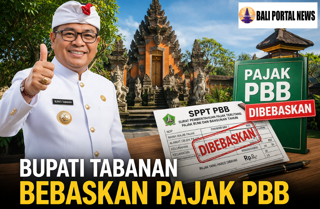 Bupati Tabanan Bebaskan Pajak PBB