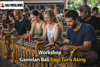 Workshop Gamelan Bali bagi Turis Asing