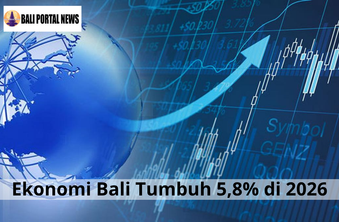Ekonomi Bali Tumbuh 5,8% di 2026