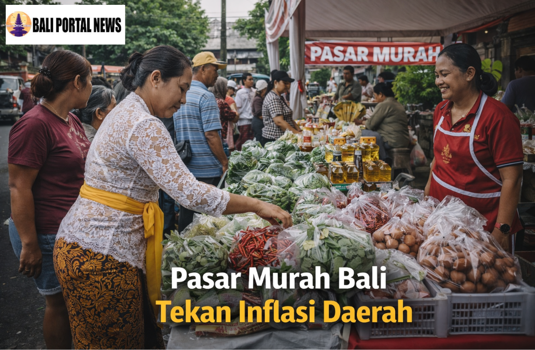 Pasar Murah Bali Tekan Inflasi Daerah