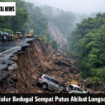 Jalur Bedugul Sempat Putus Akibat Longsor