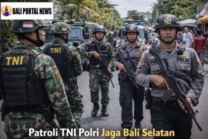 Patroli TNI Polri Jaga Bali Selatan